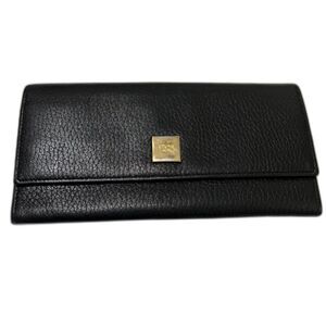 Celine Paris Leather Folding Wallet Black